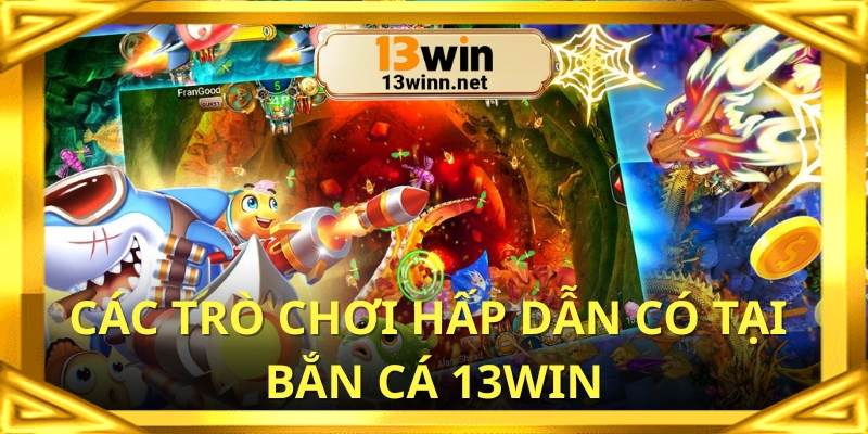 Thành viên được tận hưởng nhiều trò bắn cá 13win hot